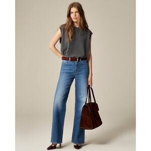 J Crew Petite Denim Trouser Jean Size 32P NWT